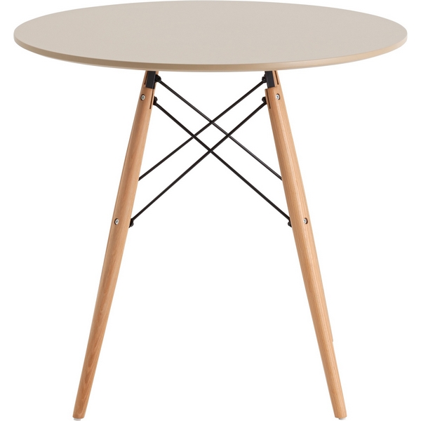 

Стол Stool Group Eames DSW NEW D80 бежевый, DSW УТ000038040