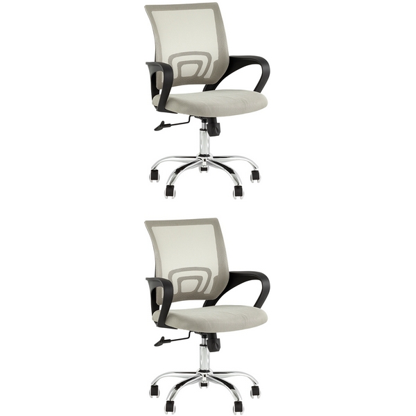 

Кресло офисное TopChairs Simple New серый 2 шт УТ000038258, Simple УТ000038258