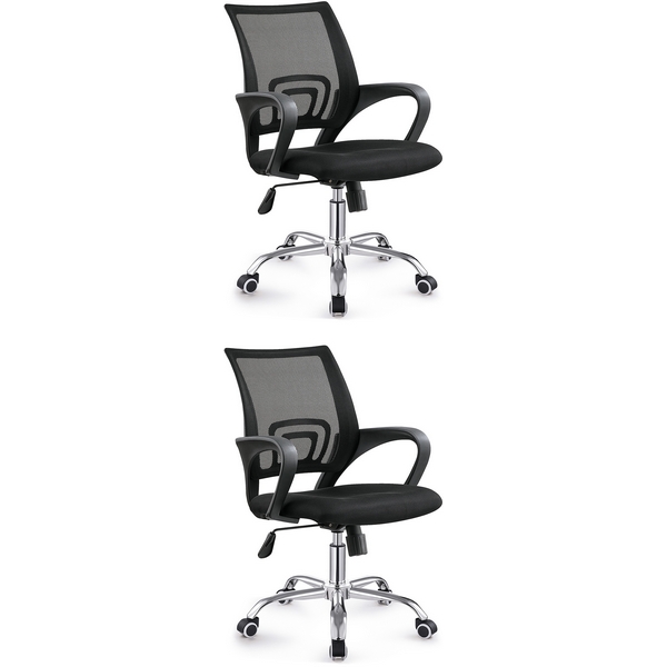 

Кресло офисное TopChairs Simple New черный 2 шт УТ000038259, Simple УТ000038259