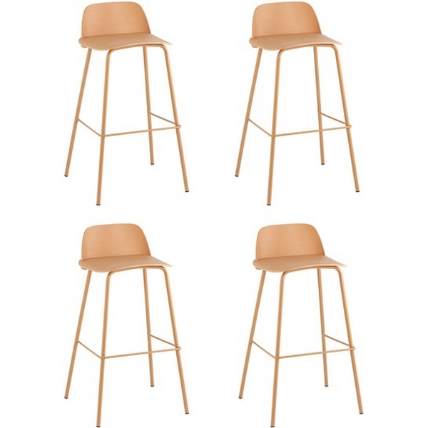 

Стул барный Mist желтый 4 шт Stool Group (арт.УТ000038326), Mist УТ000038326