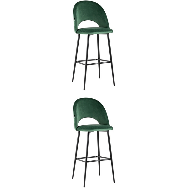 

Стул Stool Group барный Меган велюр зеленый 2 шт арт.УТ000038335, Меган УТ000038335
