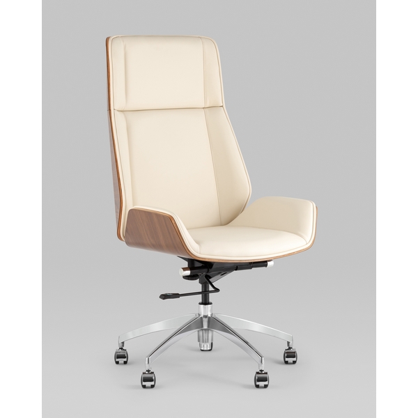 

Кресло руководителя TopChairs Crown SN бежевый, Crown УТ000038529