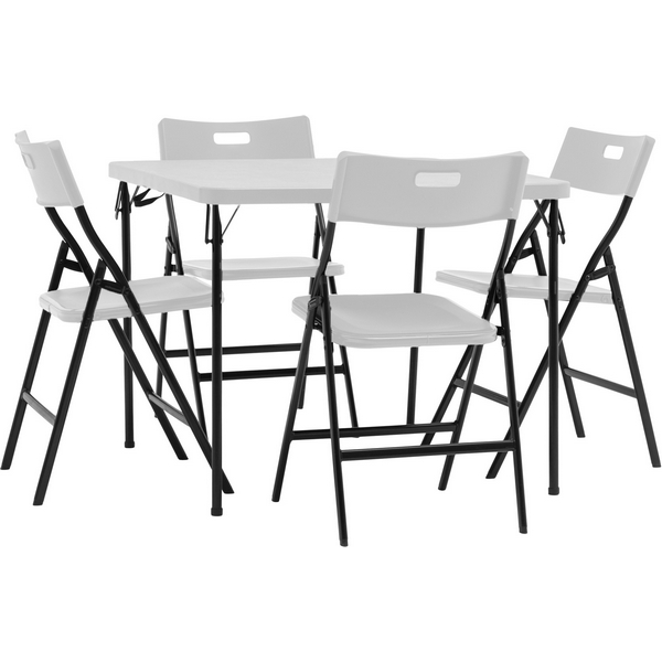 

Комплект раскладного стола и стульев Кейт белый Stool Group арт.УТ000038897, Кейт УТ000038897