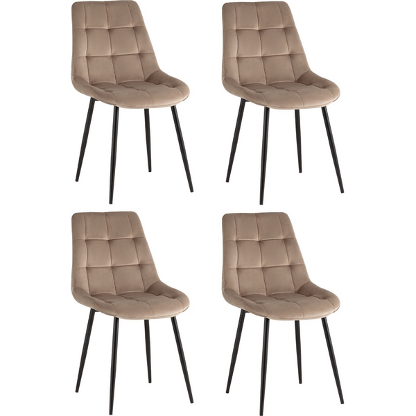 

Стул Stool Group Флекс New велюр мокко 4шт. арт.УТ000039326, Флекс УТ000039326