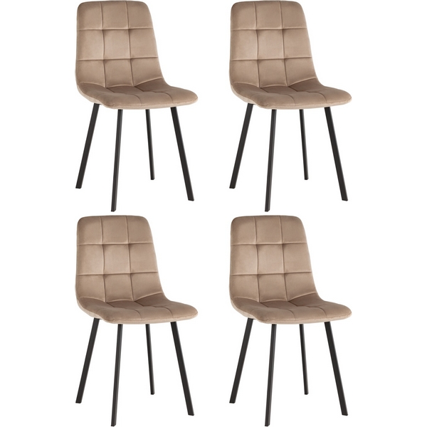 

Стул Stool Group Chilly велюр мокка 4шт. арт.УТ000039336, Chilly УТ000039336