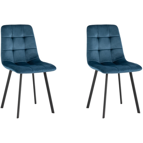 

Стул Chilly велюр сине-зеленый 2 шт. Stool Group (арт.УТ000039337), Chilly УТ000039337