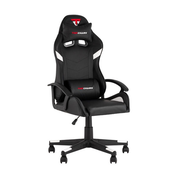 

Кресло спортивное TopChairs Warden черно-белый арт.УТ000039483, УТ000039483