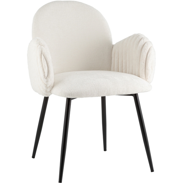 

Стул обеденный Stool Group Wave Stripes букле белый арт.УТ000039505, Wave УТ000039505