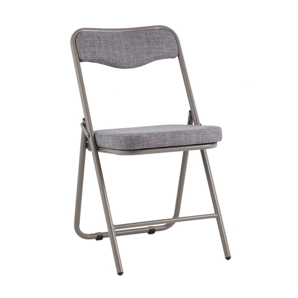

Стул складной Джонни рогожка серо-голубой каркас серый Stool Group арт.УТ000039512, Джонни УТ000039512