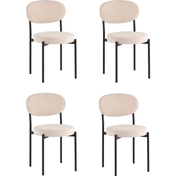 

Стул Бриф SN велюр бежевый, 4шт./уп. Stool Group арт.УТ000039520, Бриф УТ000039520