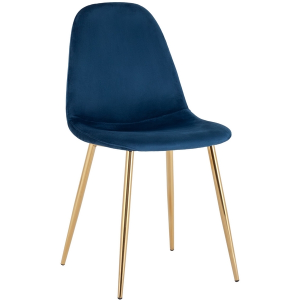 

Стул Stool Group Валенсия SN велюр темно-синий золотые ножки арт.УТ000039614, УТ000039614