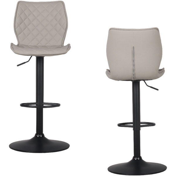 

Стул барный Dome экокожа серый 2 шт Stool Group арт.УТ000039936, Dome УТ000039936