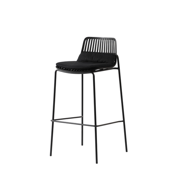 

Стул барный Louran с подушкой чёрный Stool Group арт.УТ000040188, Черный, Louran УТ000040188