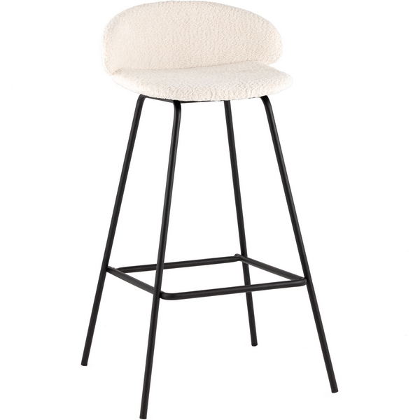 

Стул барный Stool Group Nita букле мятный арт.УТ000040264, Молочный, Nita УТ000040261