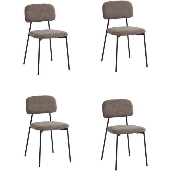 

Стул Stool Group Chao коричневый черные ножки 4 шт. арт.УТ000040811, УТ000040811