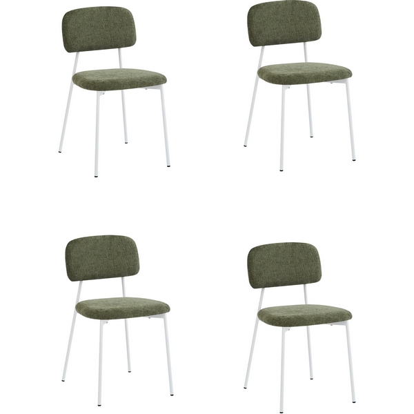 

Стул Stool Group Chao зеленый белые ножки 4 шт. арт.УТ000040813, УТ000040813