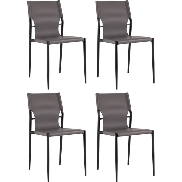 

Стул обеденный West серый 4 шт. Stool Group арт.УТ000041159, УТ000041159