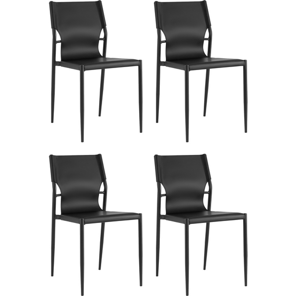 

Стул обеденный West черный 4 шт. Stool Group арт.УТ000041160, УТ000041160