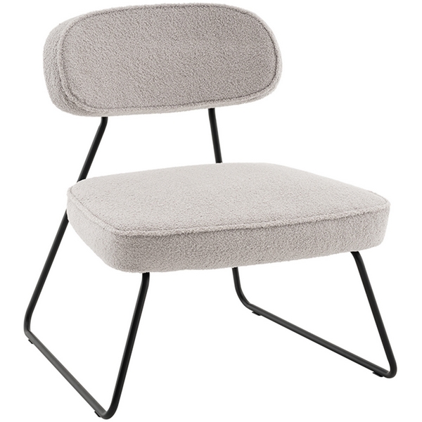 

Кресло Kate new ткань букле светло-серый Stool Group арт.УТ000041263, Kate УТ000041263