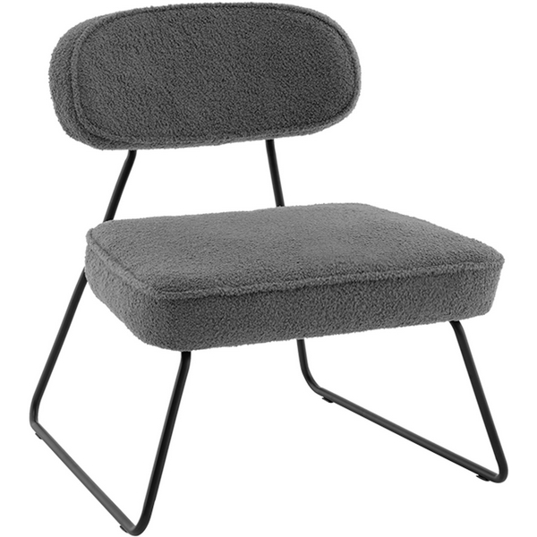 Изображение товара Кресло Kate new ткань букле темно-серый стильное и комфортное