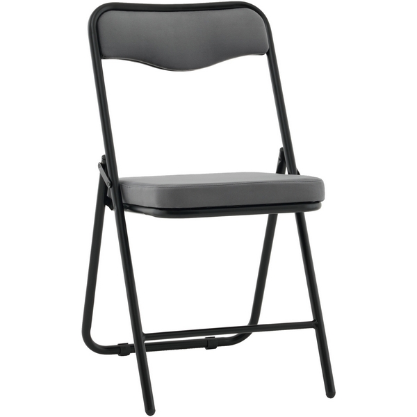 

Стул складной Джонни велюр велютто темно-серый каркас черный матовый Stool Group арт.УТ000041387, УТ000041387