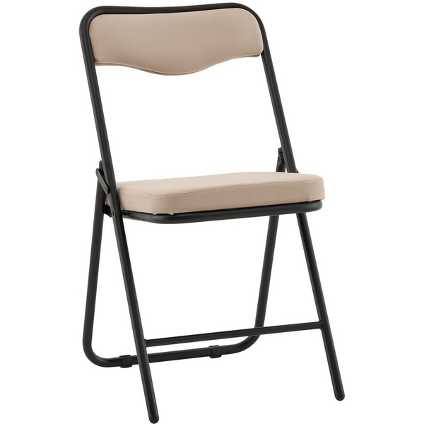 

Стул складной Джонни велюр велютто бежевый каркас черный матовый Stool Group арт.УТ000041388, УТ000041388