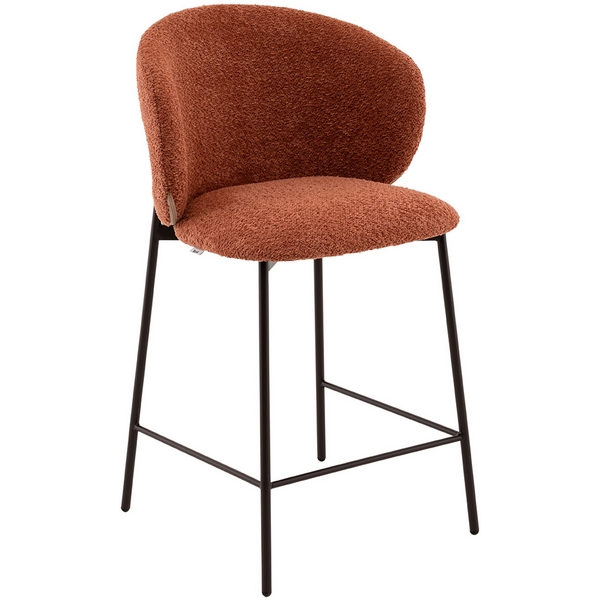 

Стул полубарный Stool Group Блейз букле терракотовый арт.УТ000041391, Блейз УТ000041391