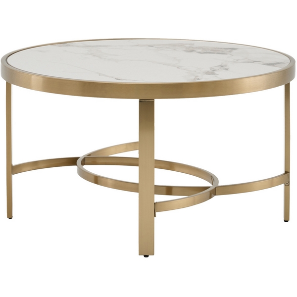 

Журнальный столик Адриана 80*80 см светлая керамика Stool Group арт.УТ000041494, Адриана УТ000041494