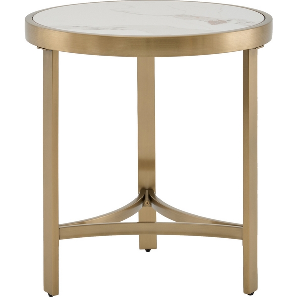 

Журнальный столик Адриана 50*50 см светлая керамика Stool Group арт.УТ000041495, Адриана УТ000041495