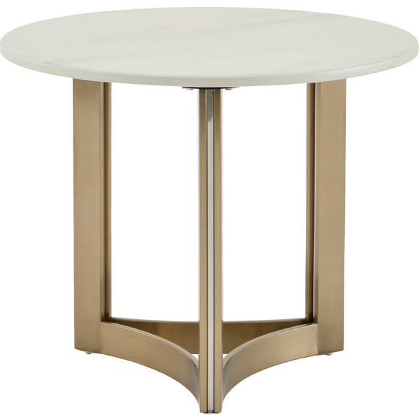 Журнальный столик Кассия 60*60 см светлая керамика Stool Group арт.УТ000041499