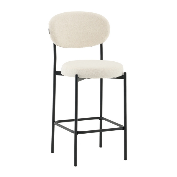 

Стул полубарный Бриф DD букле молочный Stool Group арт.УТ000041504, УТ000041504