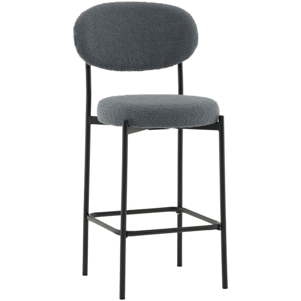 

Стул полубарный Бриф DD букле темно-серый Stool Group арт.УТ000041506, УТ000041506