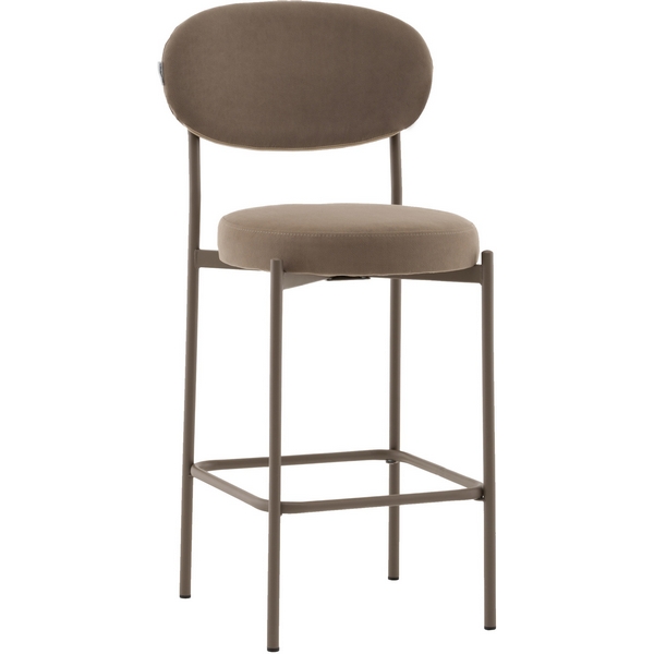 

Стул Полубарный Бриф DD велюр капучино каркас капучино муар Stool Group арт.УТ000041511, УТ000041511