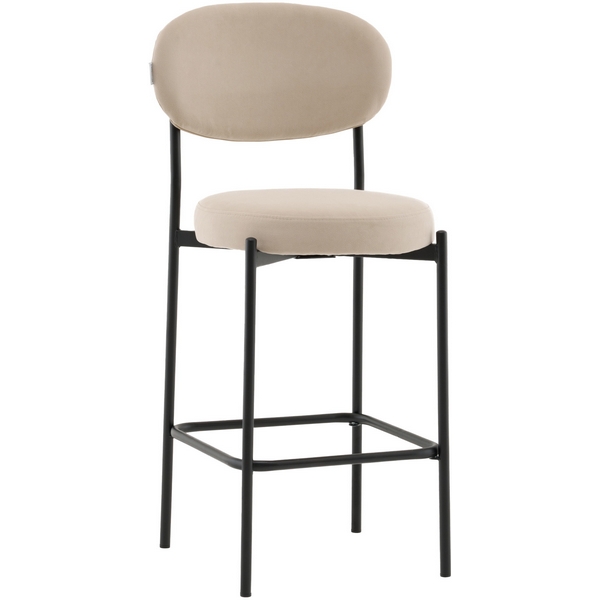 Изображение товара Полубарный стул Бриф DD велюр бежевый