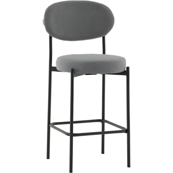 

Стул Полубарный Бриф DD велюр серый Stool Group арт.УТ000041515, УТ000041515