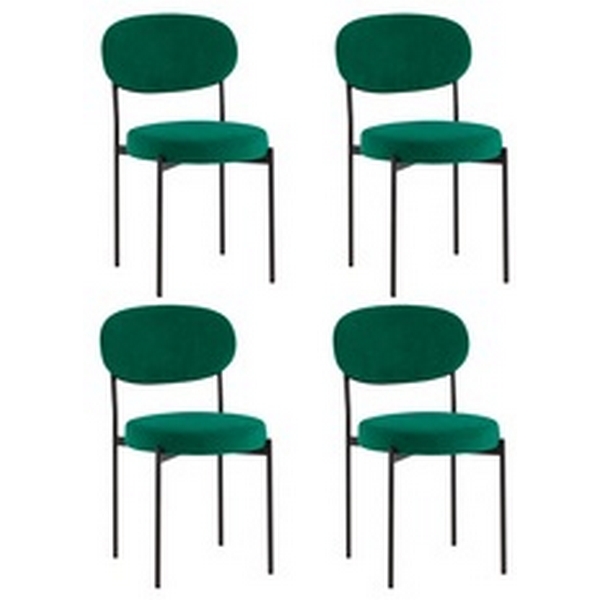 

Стул Бриф DD велюр зелёный 4 шт. Stool Group арт.УТ000041539, УТ000041539