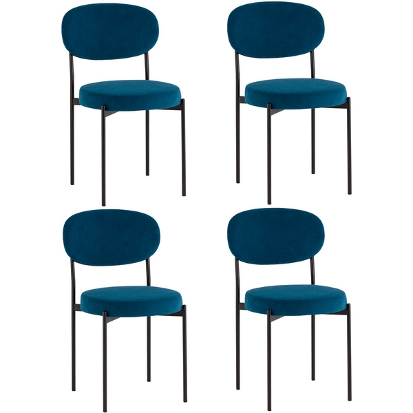 

Стул Бриф DD велюр синий 4 шт. Stool Group арт.УТ000041542, УТ000041542