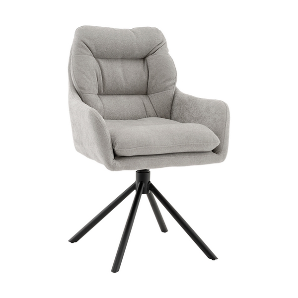 Изображение товара Обеденный стул Ральфио букле светло-серый арт. для комфортного использования