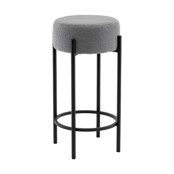 

Стул барный Беккет букле светло-серый Stool Group арт.УТ000041573, УТ000041573