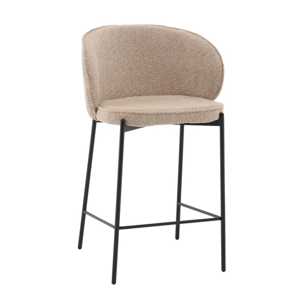 

Стул полубарный Тисдейл букле бежевый Stool Group арт.УТ000041691, УТ000041691