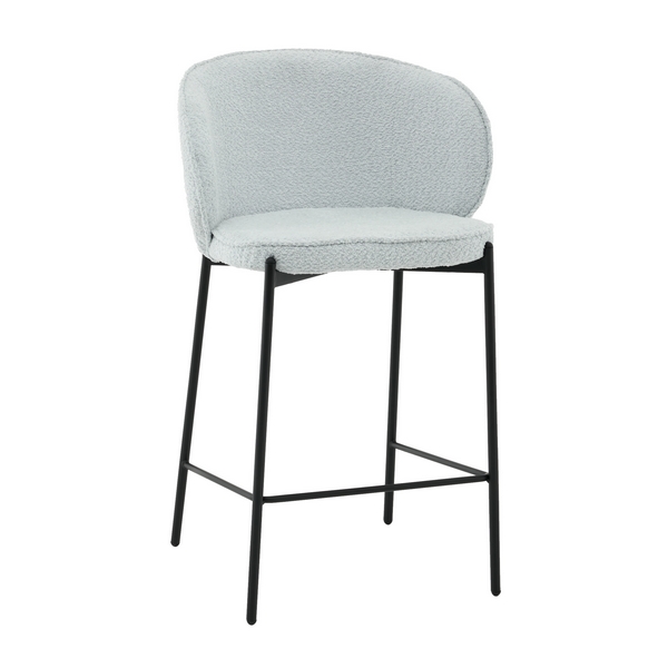 Изображение товара Стул полубарный Тисдейл букле светло-голубой арт