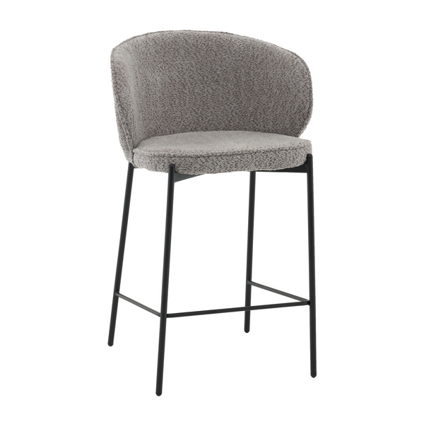 

Стул полубарный Тисдейл букле серый Stool Group арт.УТ000041695, УТ000041695
