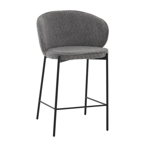 

Стул полубарный Тисдейл букле темно-серый Stool Group арт.УТ000041696, УТ000041696