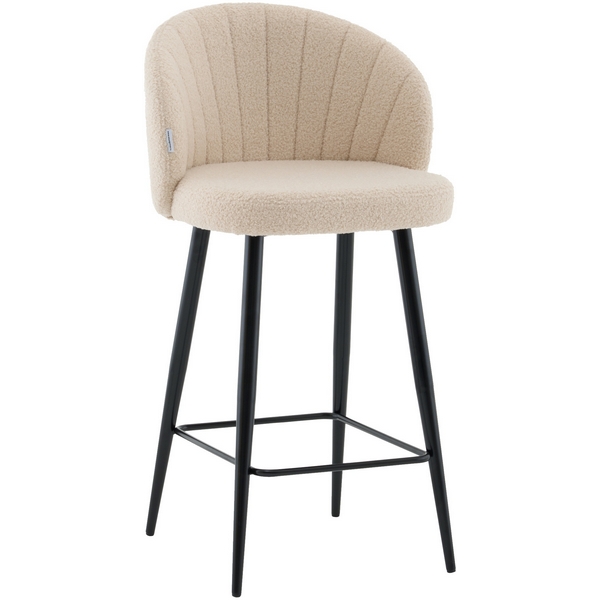 

Стул полубарный Ханнингем букле бежевый Stool Group арт.УТ000041701, УТ000041701