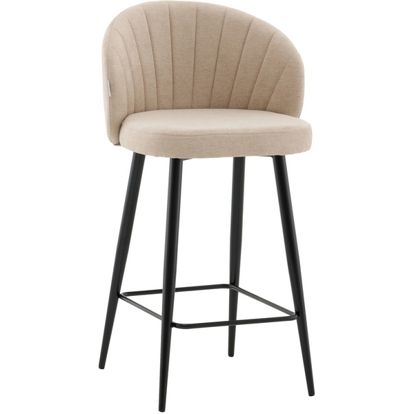 

Стул полубарный Ханнингем велюр бежевый Stool Group арт.УТ000041702, УТ000041702