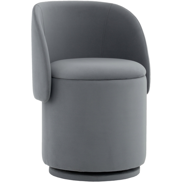 

Пуф-трансформер Таунсвилл вращающийся с ящиком велюр серый Stool Group арт.УТ000041704, УТ000041704