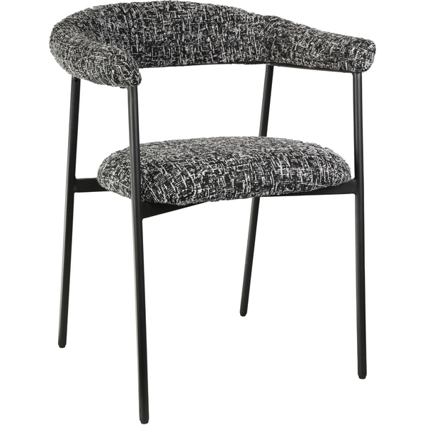 

Стул обеденный Toko черно-белый Stool Group арт.УТ000041723, УТ000041723