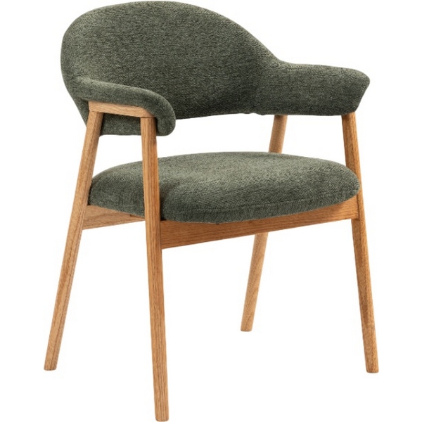 

Стул обеденный Tavu с деревянными ножками зеленый Stool Group арт.УТ000041726, УТ000041726