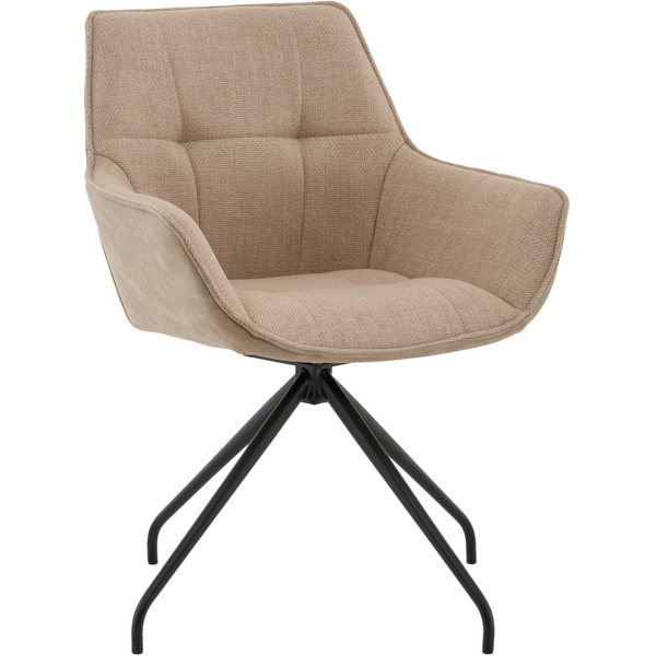 

Кресло вращающееся Кимберли рогожка/замша бежевый Stool Group арт.УТ000041751, УТ000041751