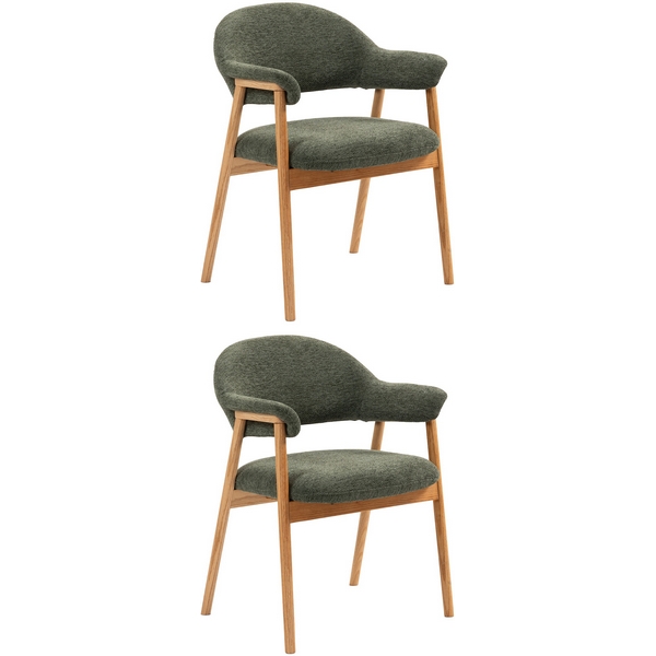 

Стул обеденный Stool Group Tavu с деревянными ножками зеленый 2 шт. УТ000042032, УТ000042032